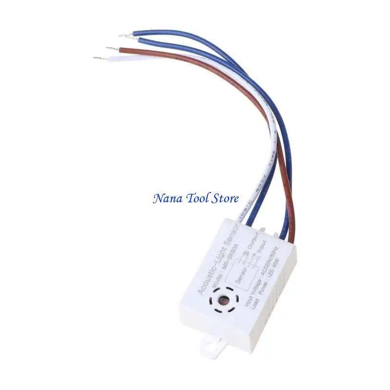 31GJ Indoor Intelligent Auto On Off Lights Switch 220V Acoustic Voice Switch