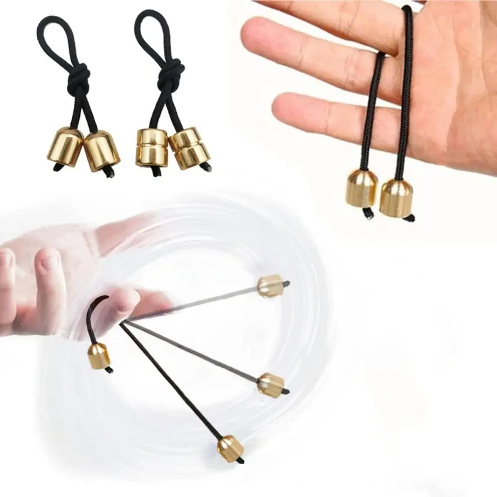 Baole Zhu Copper Begleri Fidget Toy Worry Beads Stress Anxiety Relief Finger Skill Game Dynamic Kinetic Art Gift for Men, Women