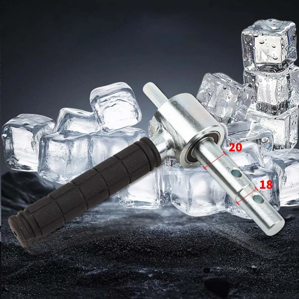 Hex Adapter 18mm 20mm For Electric Ice Auger With Anti Slip Handle For Rapid Drill Bit Change In Fishing Exploration Tasks