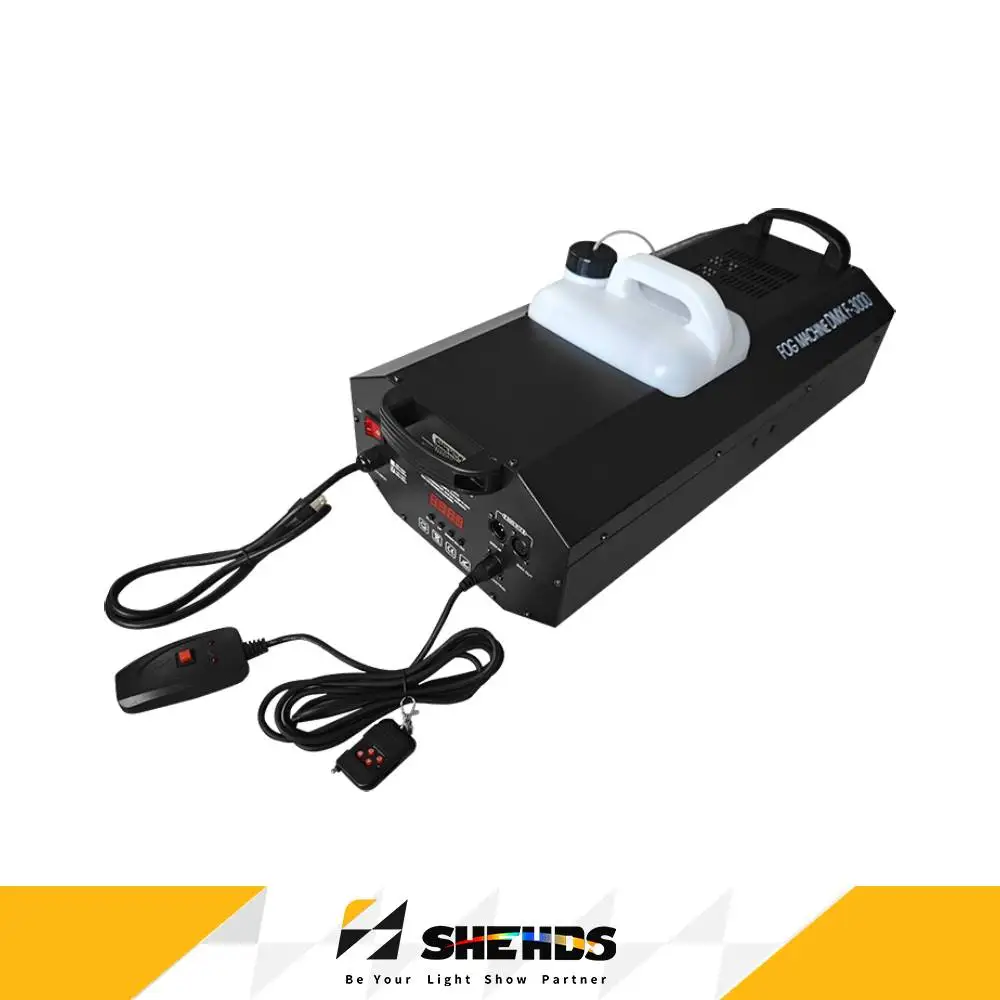 SHEHDS 3000W Machine à fumée fil télécommande DMX scène Super taille puissant Jet Machine à fumée équipement d'effet de scène