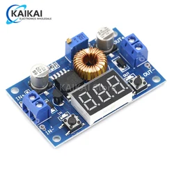 1pcs XL4015 5A High power 75W DC-DC adjustable step-down module+LED Voltmeter Power supply module