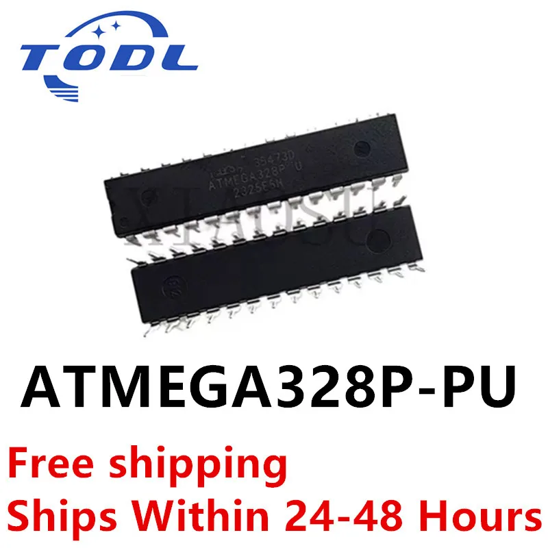 (5-10piece) 100% New ATMEGA328 ATMEGA328P ATMEGA328P-PU ATMEGA328P P U DIP-28 Chipset