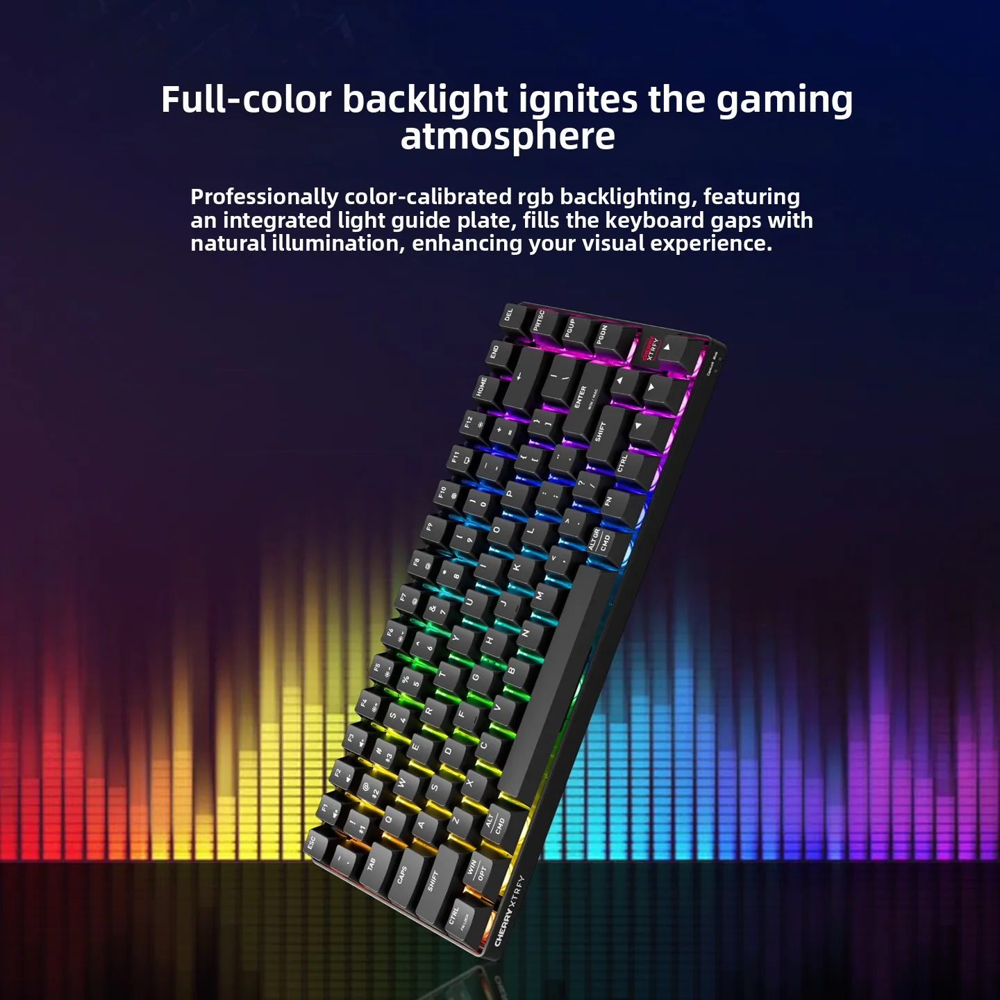 Cherry K33 Wireless Tri-Mode RGB Membrane Keyboard IP54Waterproof Ergonomics E-sports Gaming/Office Desktop Keyboard