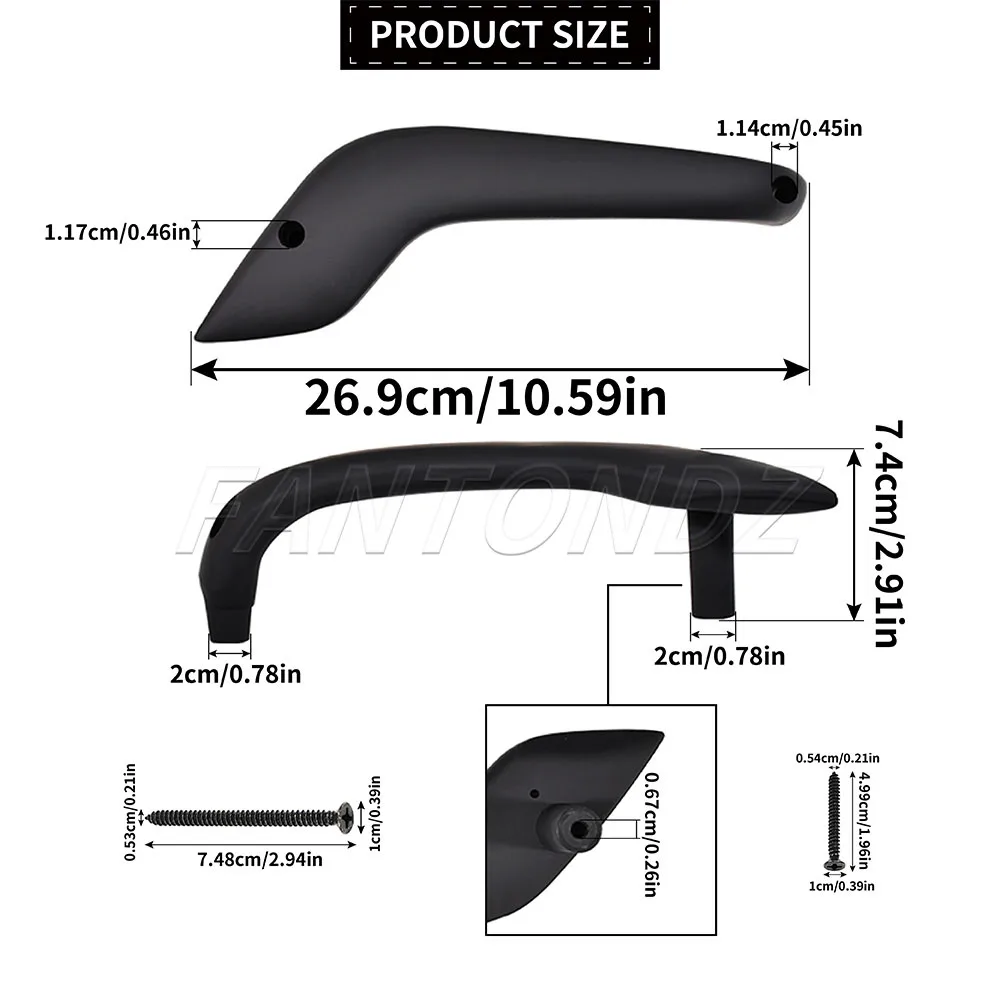 For 2011- 2020 Ford Fiesta Automatic/Manual Power Window Driver Inner Door Pull Handle G2BZ-5823943-JA D2BB-A23943-CA35B8