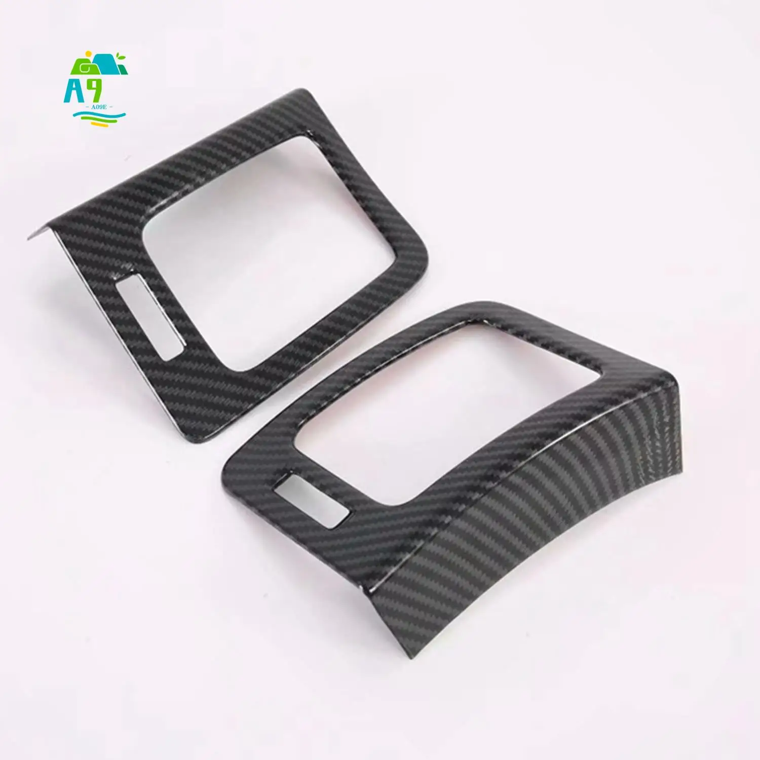 

A09E-Car Carbon Fiber Air Vent Cover Inner Door Handle Trim Fits For Hyundai Grand Starex H1 2019 Brand