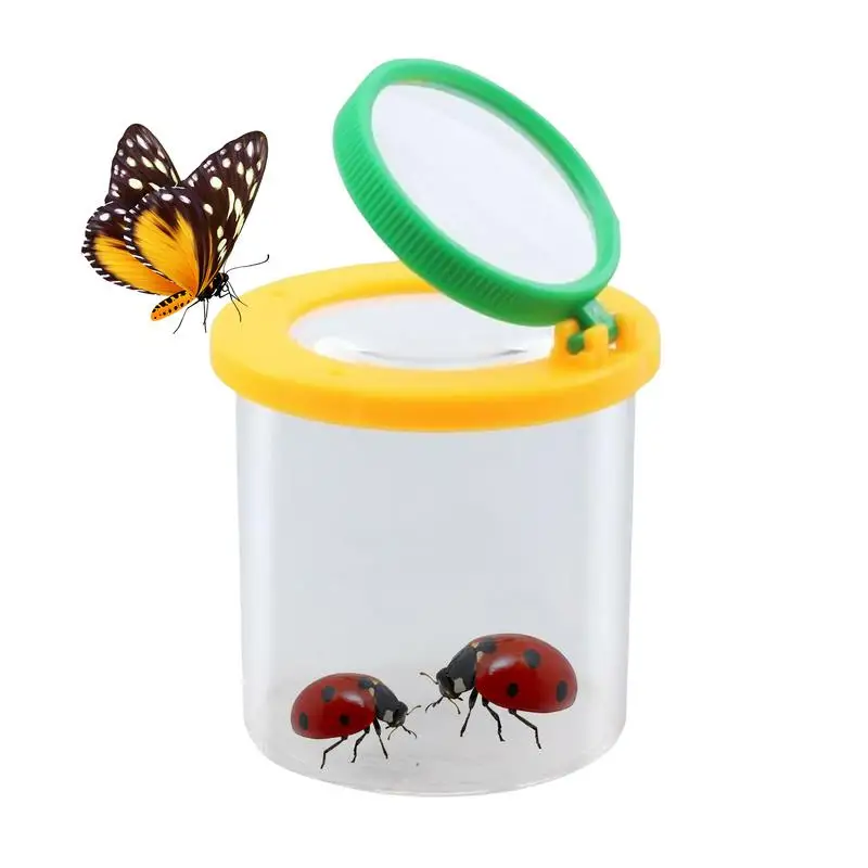 Fly Hunting Kits For Children Nature Exploration Collecting Kit Fly Magnifier Container Children's Fly Observation Box Fly