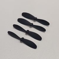 CW CCW Propeller AB Blade 4PCS Black Maple Leaf Wing Props for 4DRC V8 Mini Drone 4D-V8 RC Quadcopter