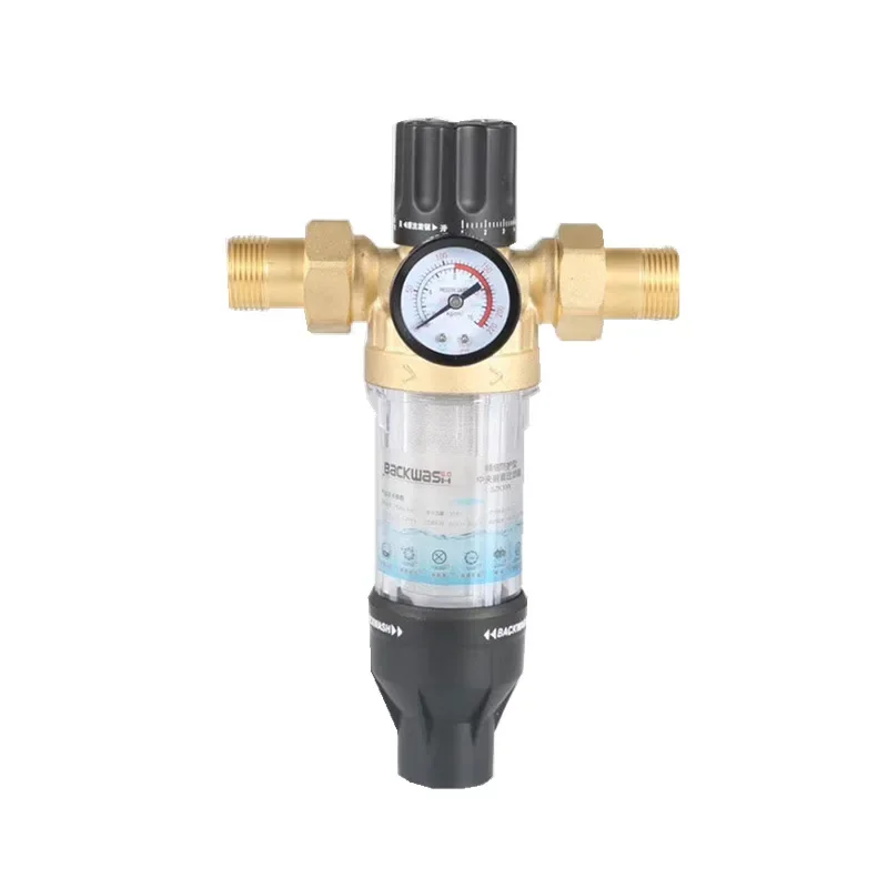 Factory direct sale copper pre-filter automatic scraping backwash tap water pipe stainless steel whole house water purifier