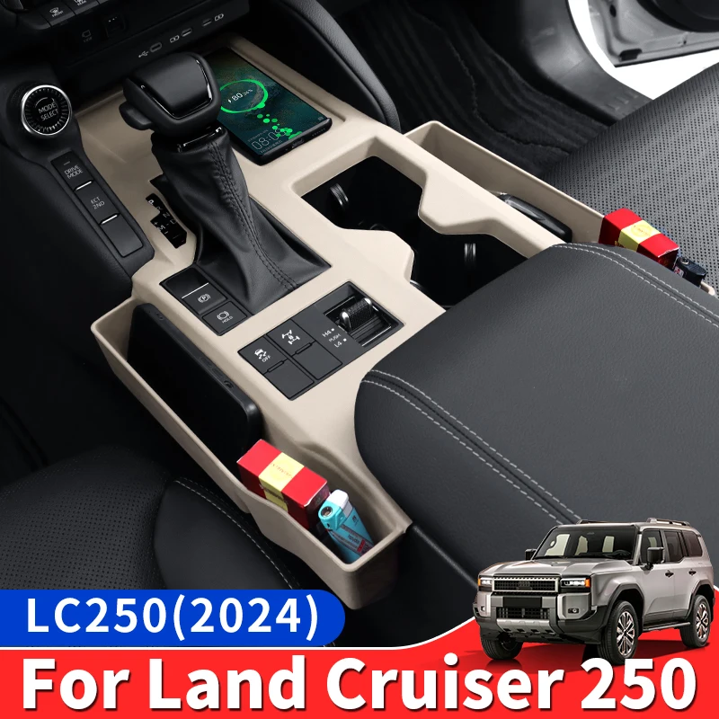 

For 2025 2024 Toyota Land Cruiser 250 1958 Prado LC250 Gearbox Protective Cover Seat Storage Box Interior Accessories Tuning