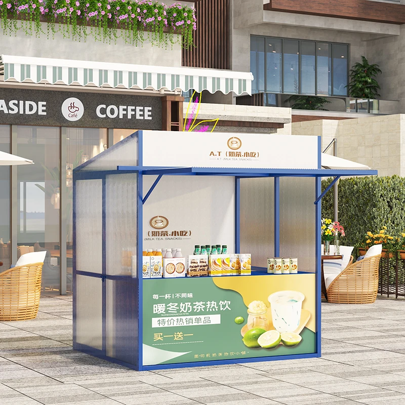 Outdoor market display stand Commercial street stall stand Market night market Closed event Food street Mobile stall stand