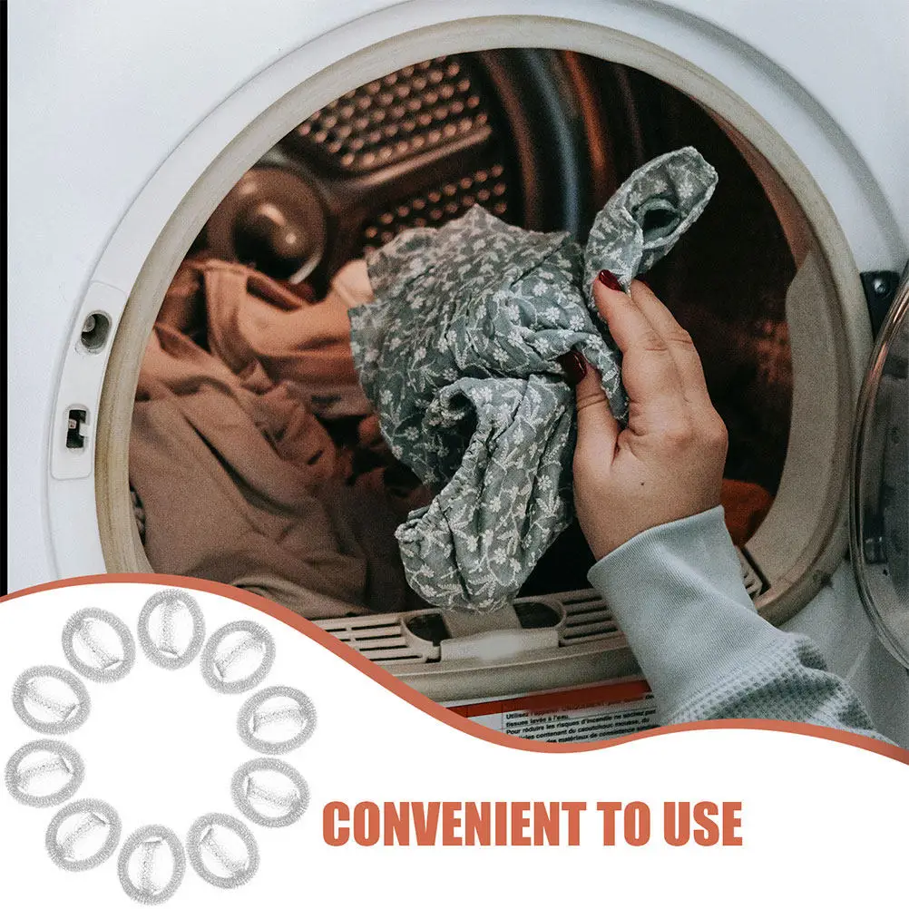 

50Pcs High-Density Stainless Steel Lint Trap for Washing Machine Drain Outlet Filter Mesh Laundry Water Purifier Washer Hose