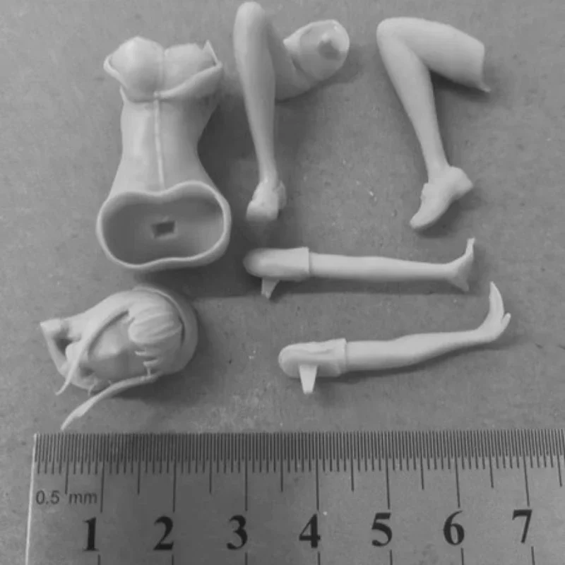Hars Figuur Verpleegkundige Set 1/24 Schaal 75mm Building Miniaturen Model Kit Ongemonteerd Ongeverfd Diorama Speelgoed