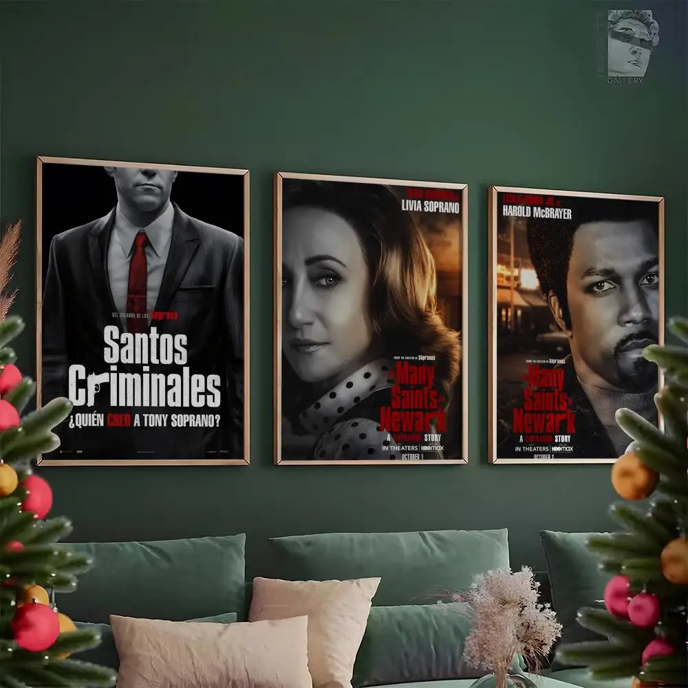 ملصق The Many Saints of Newark HD PVC المقاوم للماء - لاصق ذاتي قابل لإعادة الاستخدام لشريط المكتب المنزلي