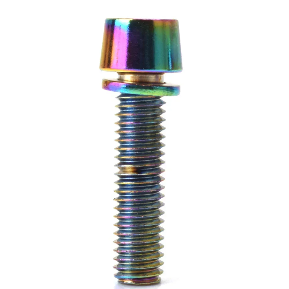 Bicycle Steering Handlebar Stem Screws Bolts Hot Sale  Colorful Stainless Steel  M5*20mm M6*20mm Bike Stem Screws/Spacers Parts