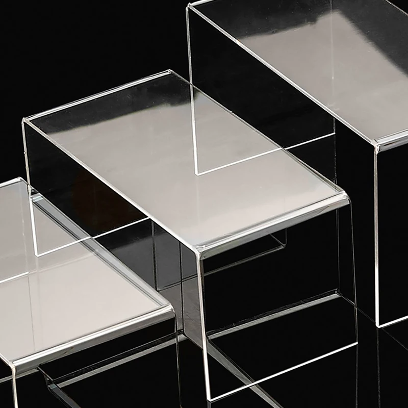 3Pcs Acrylic Display Stand for Hats and Shoes