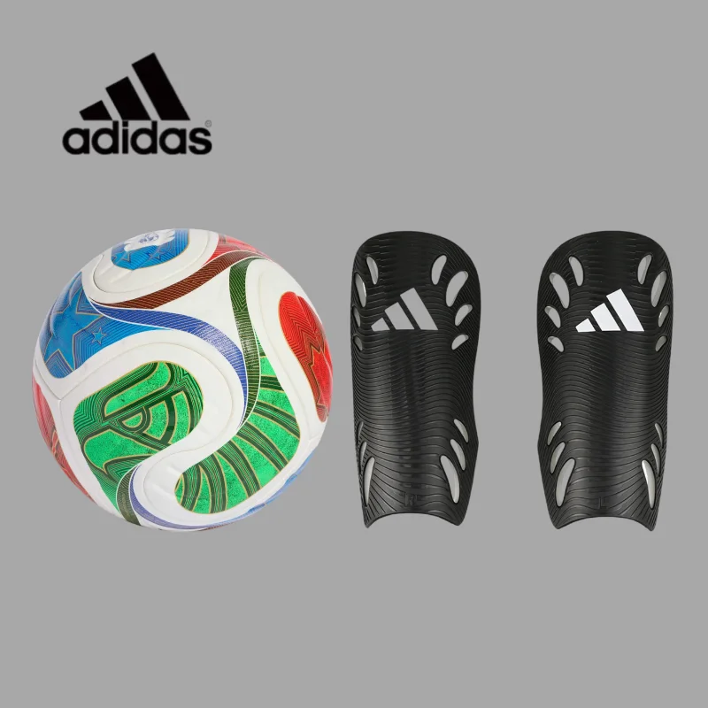 

Adidas Unisex Outdoor Set Regulation Size 5 Football M Size Light Shock Shin Guard Accessory PackJD8031+KF4904