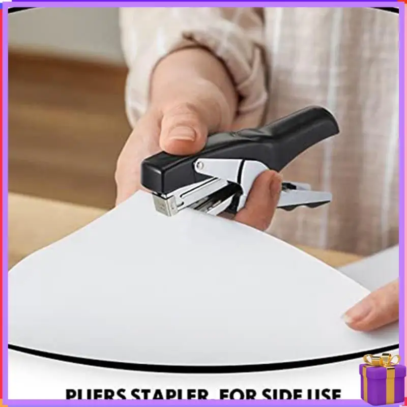 

3 Piece Heavy Duty Plier Stapler Office Stapler Hand Hold Stapler 50 Sheet Capacity Desk Stapler For Home School Blue