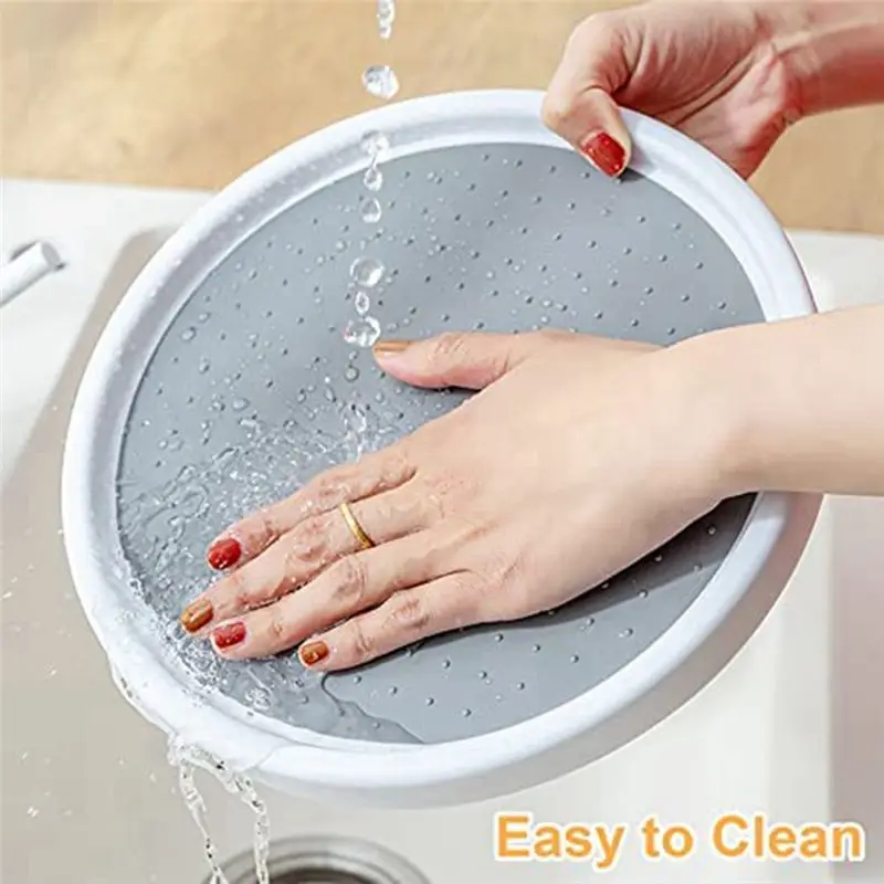 

Новая упаковка из 2-х вращающихся органайзеров для стоек для специй, нескользящего проигрывателя, подходит для холодильника, комода, полки для специй