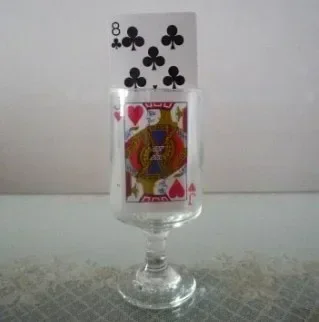 Scheda telecomandata Aumento Poker Trucco magico Puntelli magici da palcoscenico Illusioni Mentalismo Trucco magico Mago Carta scelta Aumento Divertimento