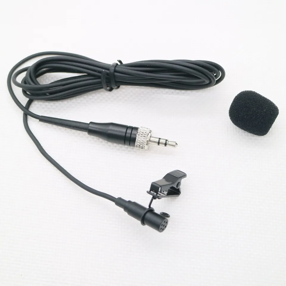 Micrófono de solapa ME2 negro para transmisores de correa de Shure ULX SLX, Sennheiser EW G3 G4, AKG, Samson, Audio-Technica, Sony 2