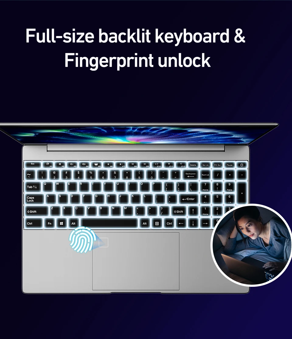 كمبيوتر محمول جديد 15.6 بوصة Intel Core I9-9900 32GB 2TB Windows 11 كمبيوتر ألعاب الكمبيوتر مكتب دراسة دفتر رفيع للغاية 1920*1080 HD