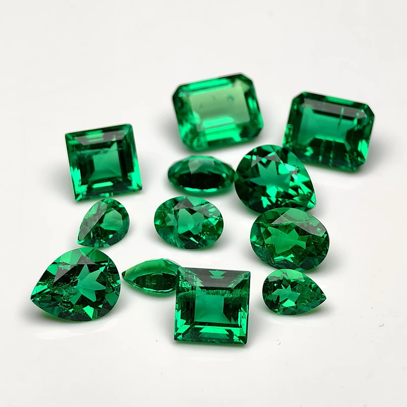 

Лучшая лаборатория выращенная изумрудами Колумбии Гидротермальная ручная резка изумрудной огранки с сертификатом AGL