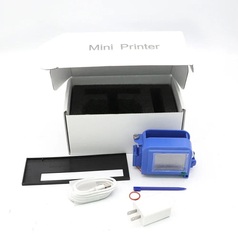 12.7MM Mini Portable Handheld Inkjet Printer 12.7mm for QR Barcode Batch Date Number Logo Expiry Date Coding Machine no ink