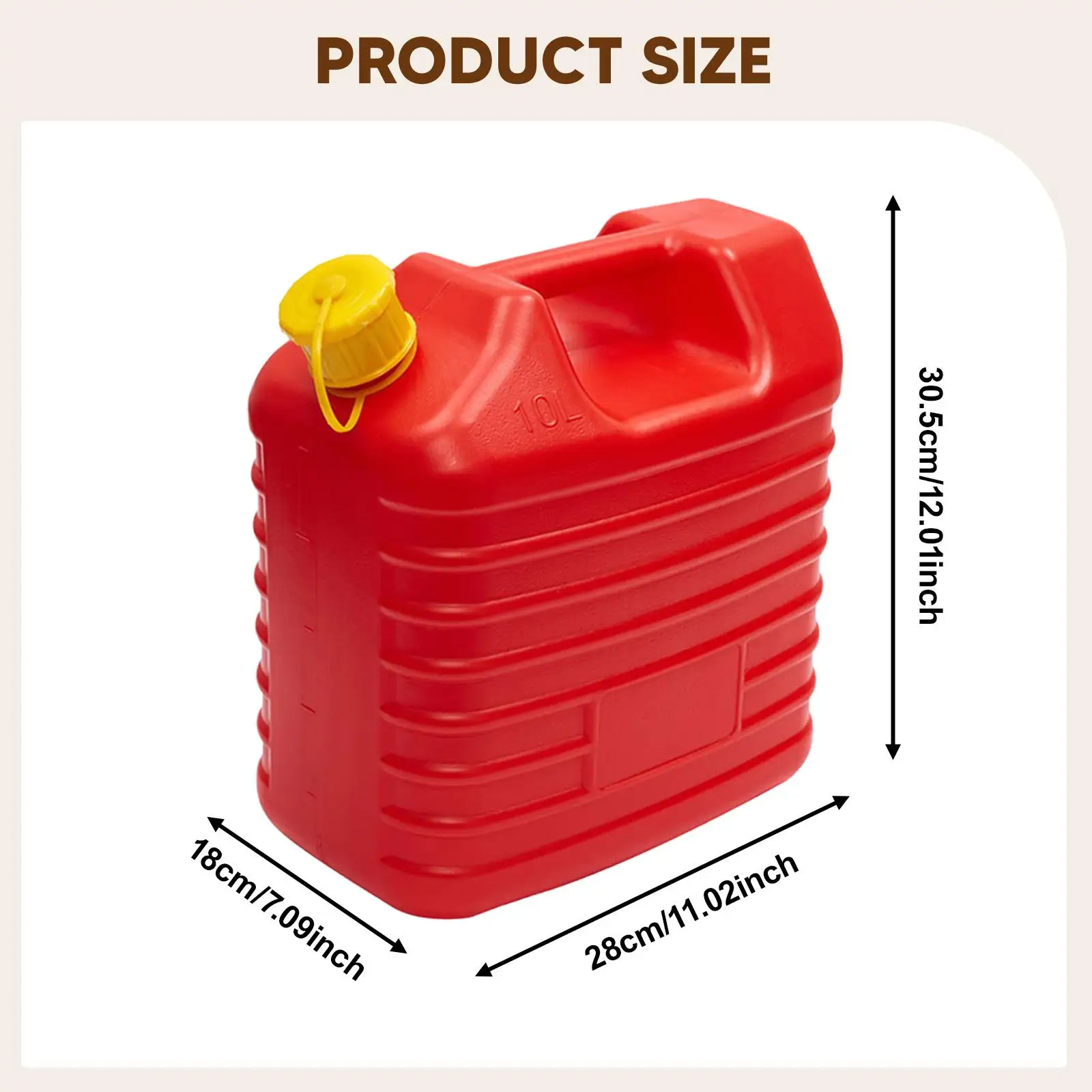 Réservoir de stockage d'essence de réservoir automatique pour la moto de terrassement d'urgence