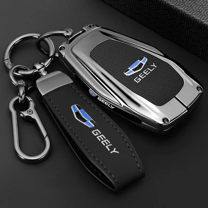 

Premium Zinc Alloy Key Cover Case for Geely Emgrand/Starray/Starray L/Cowboy/Binrui Cool/Boyue/Binyue/GS - Key Fob Shell