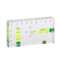 New High Transparent Level Bubble Mini Spirit Level with Three Strong Magnets Fitting for Construction Household