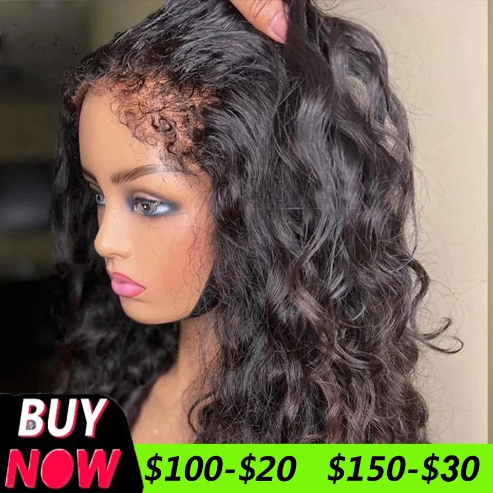 Natural Wave Lace Front Wig 4c Edges Baby Hair Glueless Wig Human Hair Ready To Wear Virgin 13x4 Lace Front Human Hair Wigs