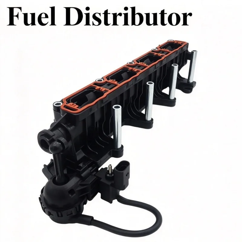 Fuel Rail Replacement Part 06H133209G, Compatible with Transporter Multivan T5 2WD 4WD, Auto Engine Fuel Supply System Component