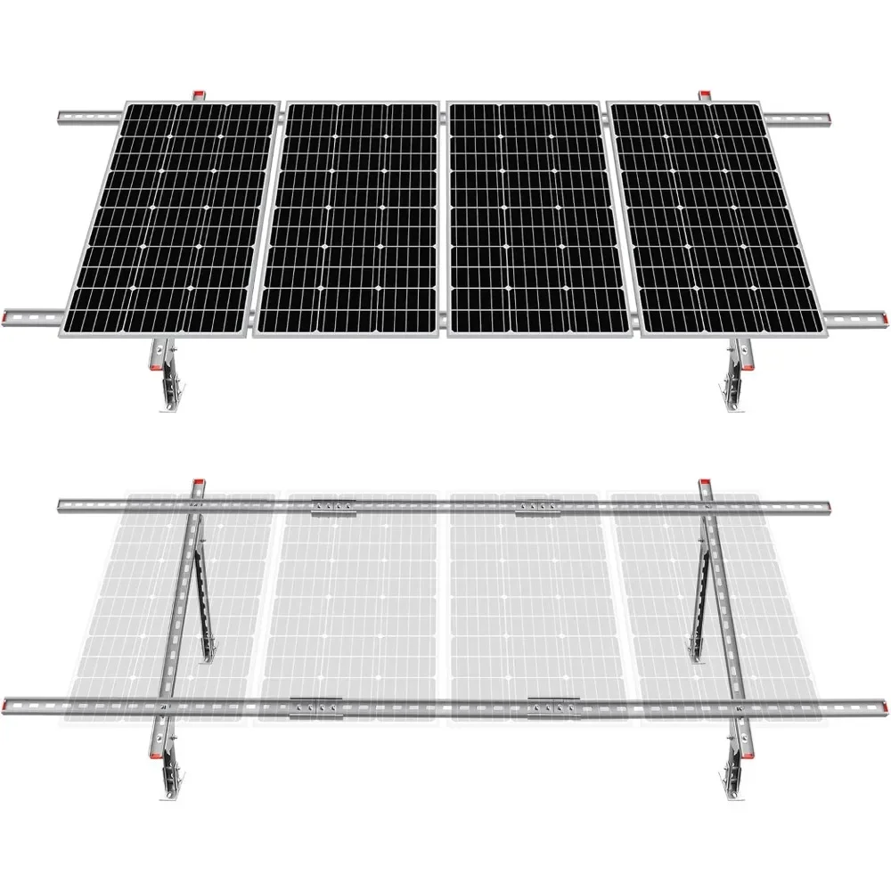 

ECO-WORTHY Adjustable Multi-Pieces Solar Panel Mounting Brackets Kit System