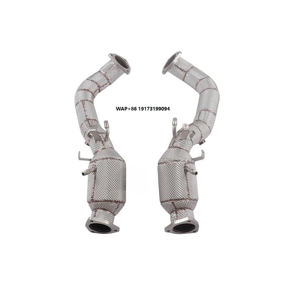

Auto Parts Exhaust Pipe Head for 718 GT4 RS 4.0L with OPF Exhaust Pipe Downpipe Catalytic Converter