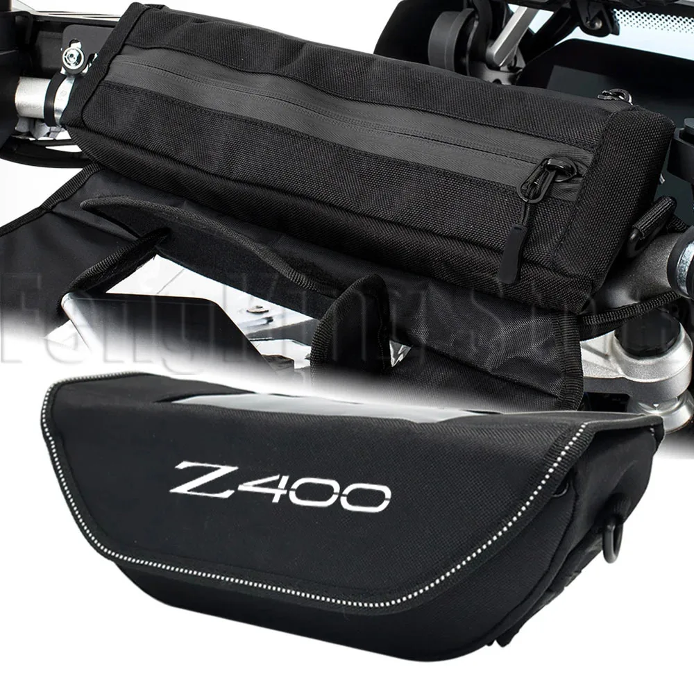 

For Kawasaki Z400 Ninja400 Z NINJA 400 Motorcycle accessory Waterproof And Dustproof Handlebar Storage Bag