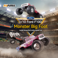 Fms 1/10 Fmt F100 High-Speed Off-Road Climbing Vehicle Rc Remote Control Model Car Rear Wheel Drive High-Speed Drift Toy Gift