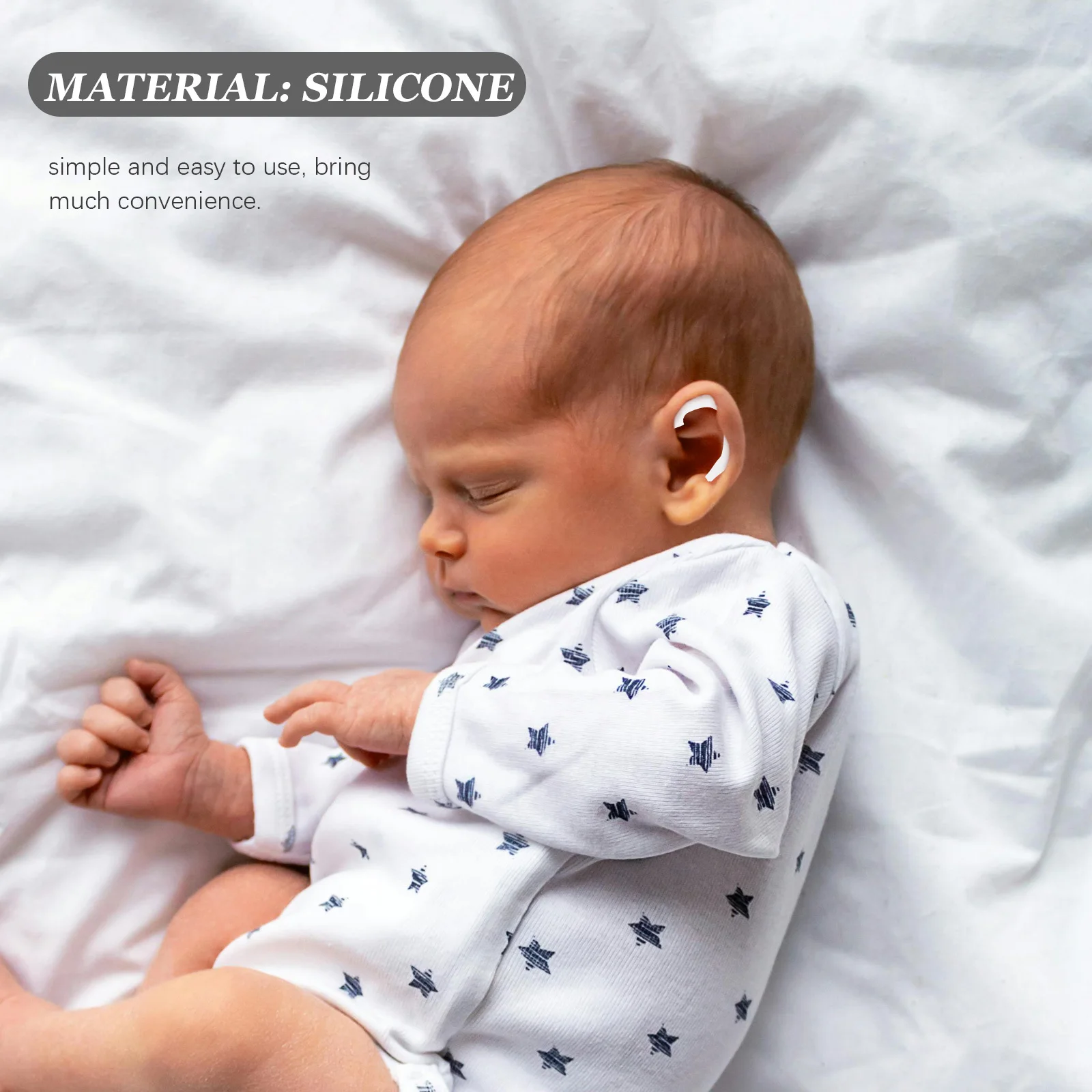 5쌍 아기 귀 지지대 실리콘 돌출 귀 교정기 유아 외부 귀 교정기 신생아 외반 귀 교정기