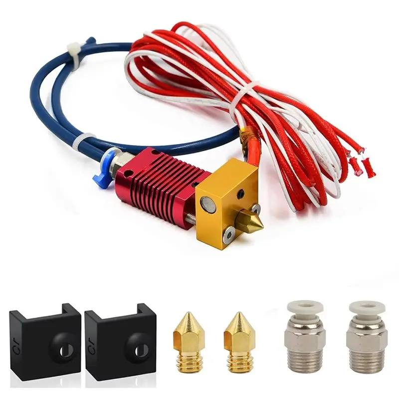 Комплект хотэнда A23F-MK8 24V для Creality Ender 3 Series, сборный экструдер с соплом 0,4 мм, запасная часть для экструдера