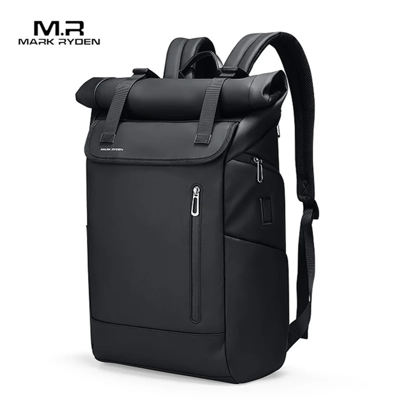 Mark Ryden męski plecak modny tornister dla nastolatka męskie plecaki na laptopa 15.6 cala odporna torba podróżna Oxford USB Mochila