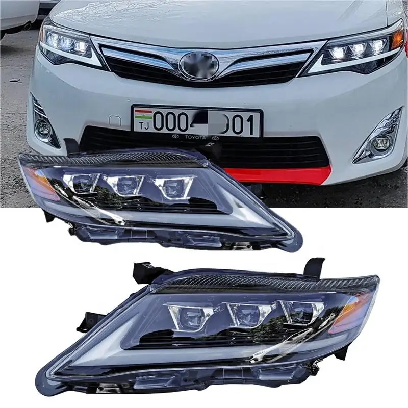 Mengxiang Auto Parts new style Car led head Lamp Headlights for Toyota Camry 2007-2010 Best Price