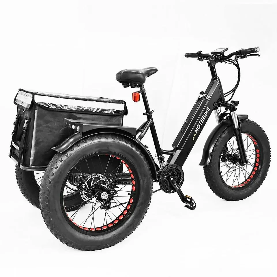 mid drive electric cargo tricycle supply wholesale price electric tricycle bicycle electric vintage tricycles