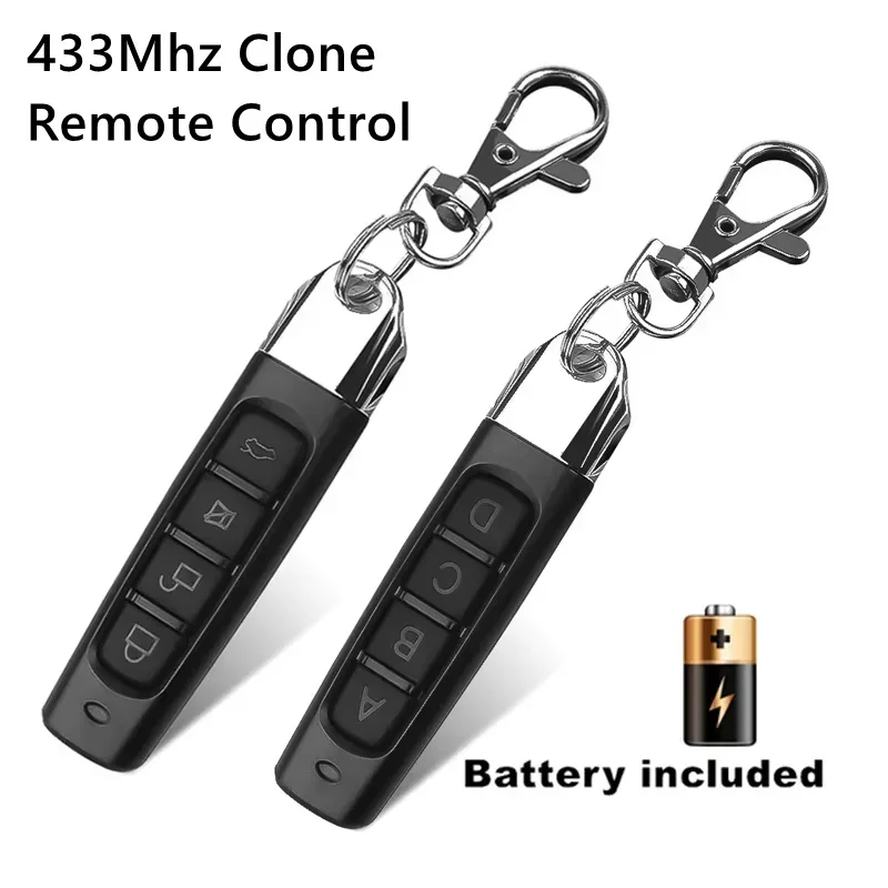 

1-50PCS 433mhz Remote Control Duplicator Universal Remote key Copy Clone Replacement Garage Door Keychain RF 433Mhz Transmitter