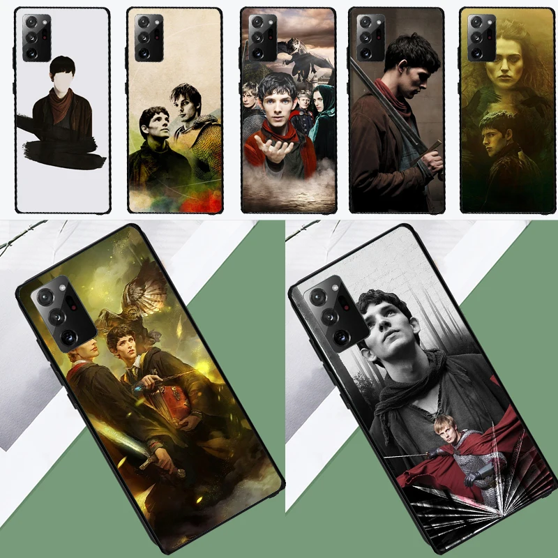 TV Series Merlin Case For Samsung Galaxy S22 S23 S21 Plus Note 10 20 Ultra S8 S9 S10 Plus S20 FE Back Cover