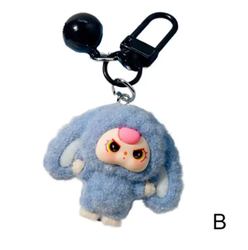 Cute Mini Rabbit Plant Baby Desktop Ornaments In 10 Colours Cartoon Character Keychain Pendant Decorative Accessories BABY THREE