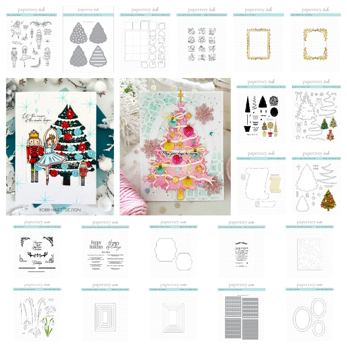

Christmas Tree Die Metal Cutting Dies Stamps Stencil DIY Scrapbooking Card Paper Embossing Template Happy Holidays 2025 New