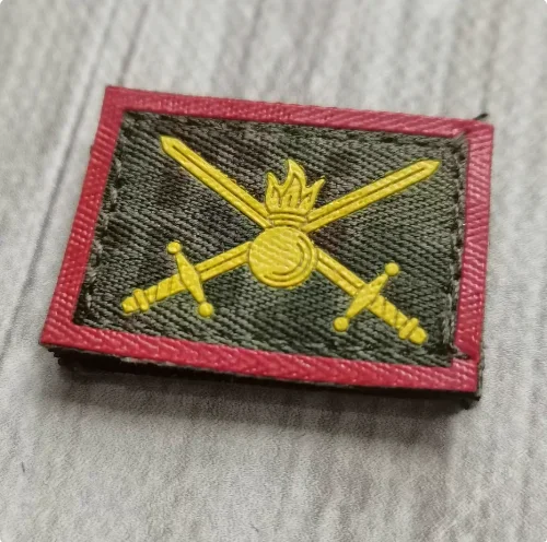 بدلة قتالية روسية أصلية مع شارة زعيم فيلكرو شارة معنويات للمشجعين العسكريين