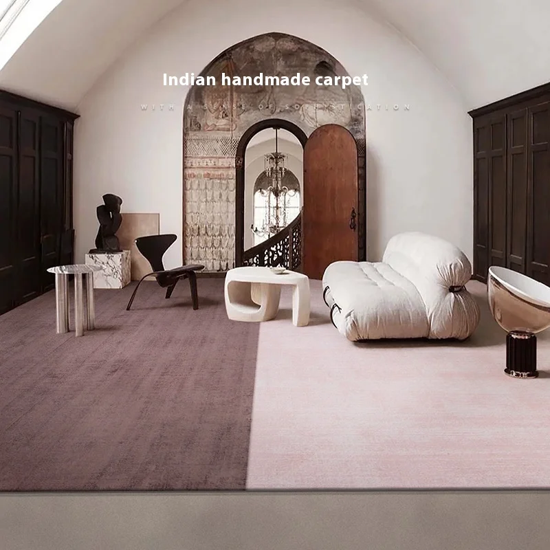 Source Factory Factory's Handmade Thickened Bedside Blanket Floor Mat Stain-Resistant Easy Care Carpet for Home Use Ready Stock