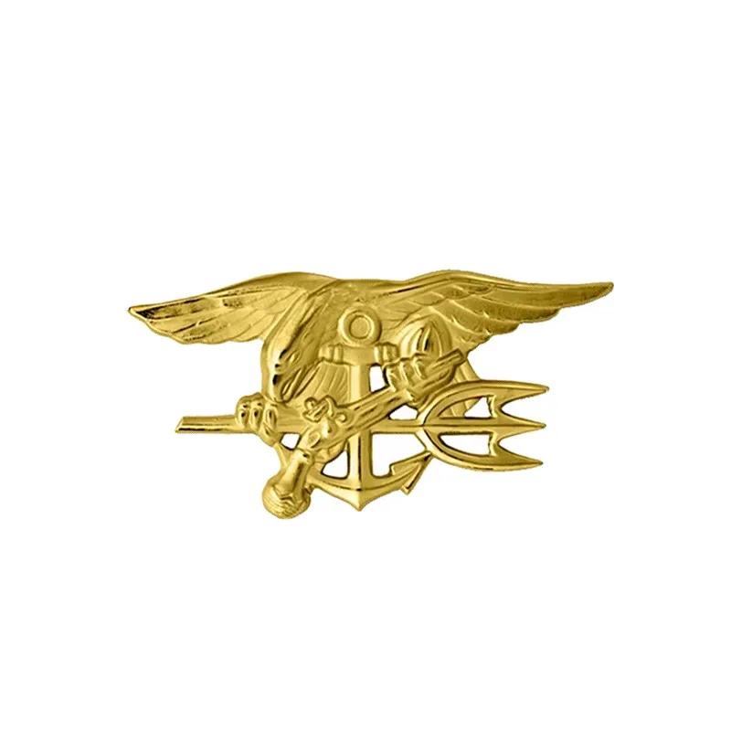 US Navy Seals Metal Badges Plating Eagle Pin Cap Medal USA Brooch Pin