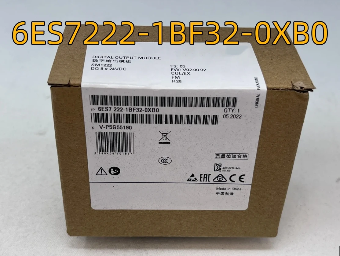 

New S7-1200 digital output module 6ES7 222-1BF32-0XB0 6ES7222-1BF32-0XB0 6ES72 22-1BF32-0XB0 One-year warranty, fast delivery