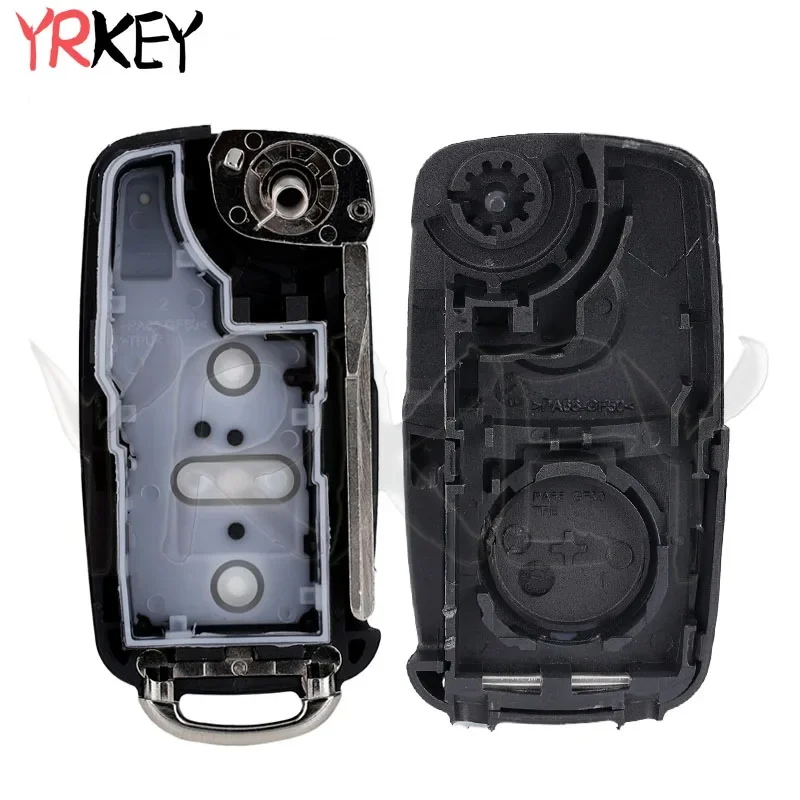 Fob Flip Remote Key for VW Passat for Skoda Sedan Polo Beetle Golf 4 5 6 Eos Jetta Tiguan Rapid 433MHz ID48 Hu66 Car Keys